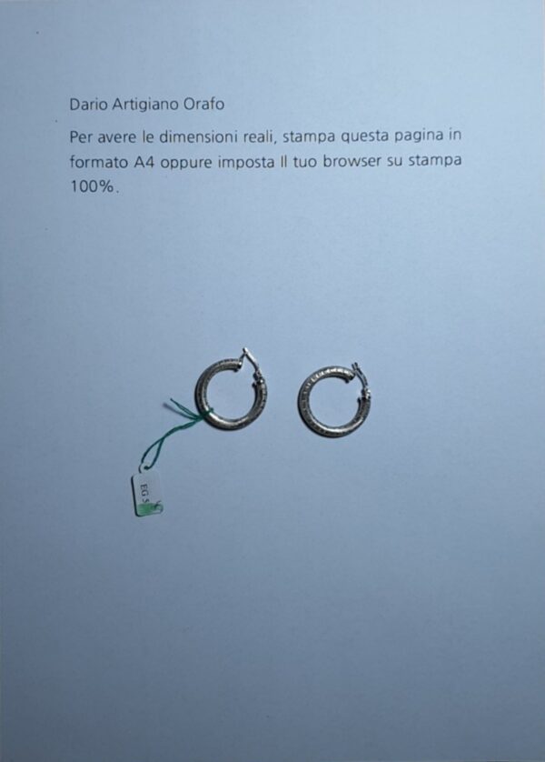 Orecchini a Cerchio EG 005 - immagine 4