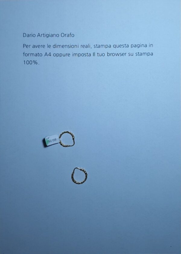 Orecchini a Cerchio EG 025 - immagine 4