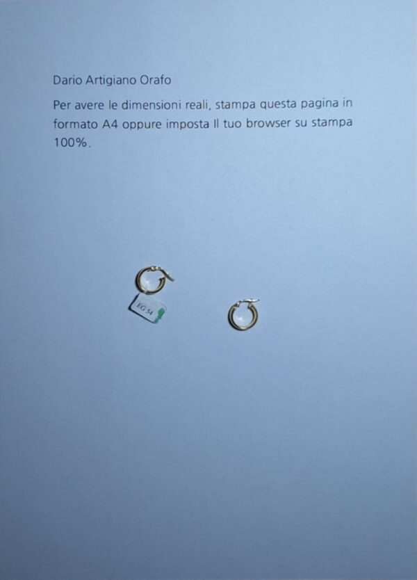 Orecchini a Cerchio EG 054 - immagine 4