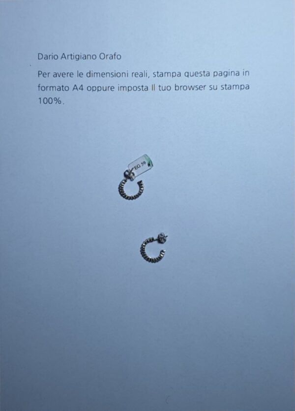 Orecchini a Cerchio EG 059 - immagine 4