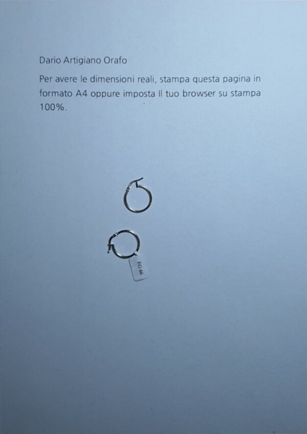 Orecchini a Cerchio EG 066 - immagine 4