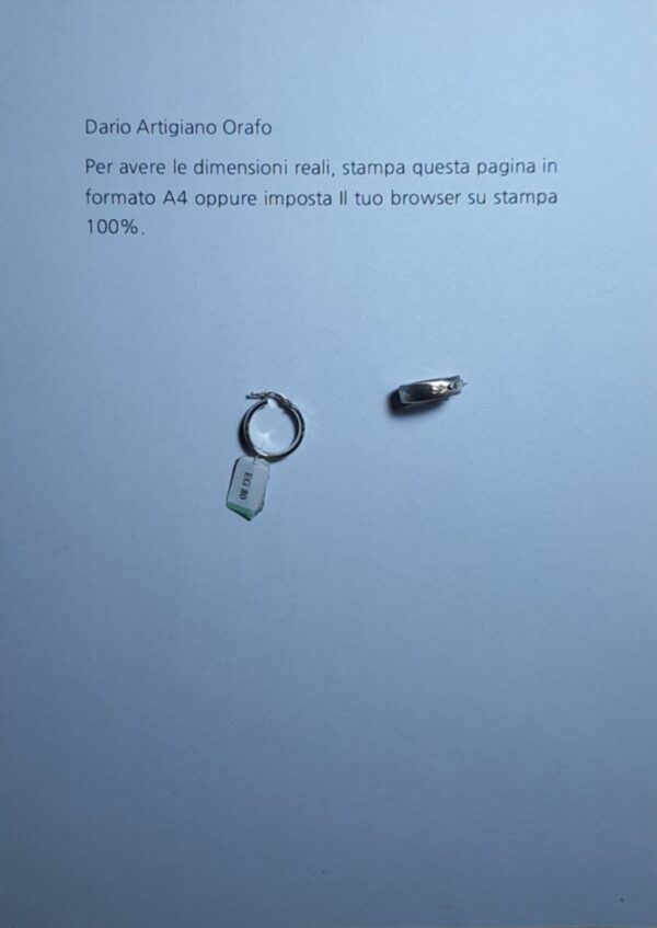 Orecchini a Cerchio EG 080 - immagine 4