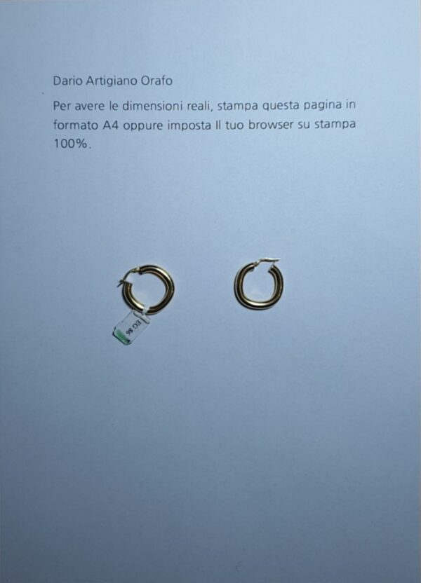 Orecchini a Cerchio EG 086 - immagine 4