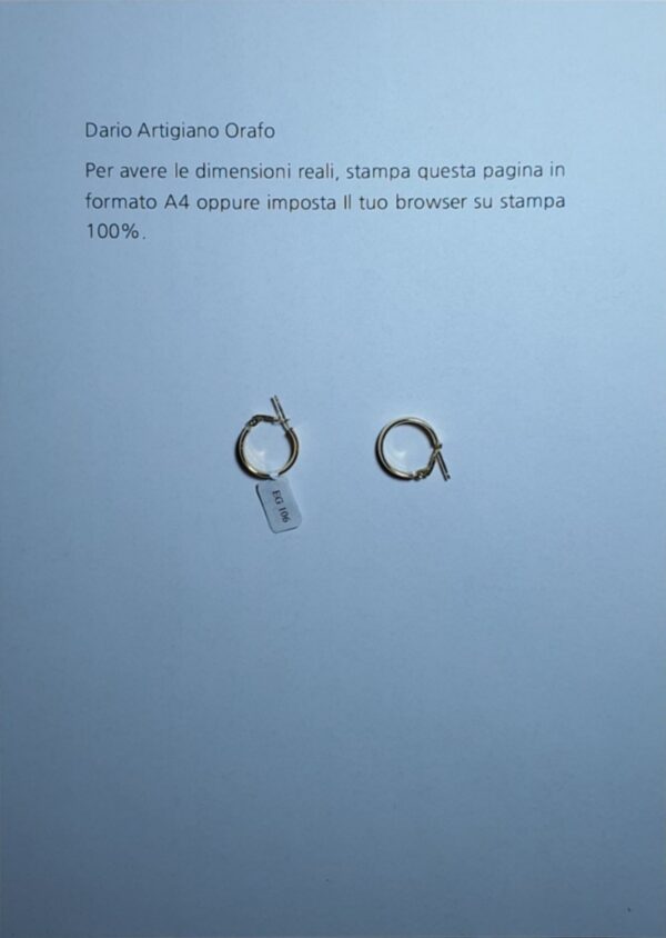Orecchini a Cerchio EG 106 - immagine 4