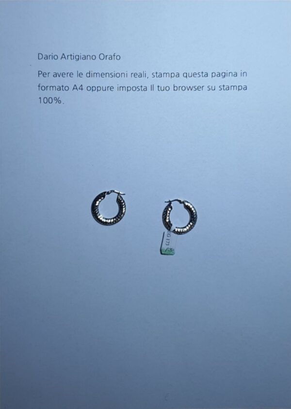 Orecchini a Cerchio EG 173 - immagine 4