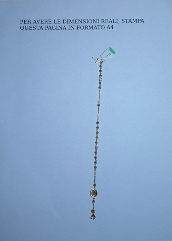 Bracciale a Rosario GI 022 - immagine 4