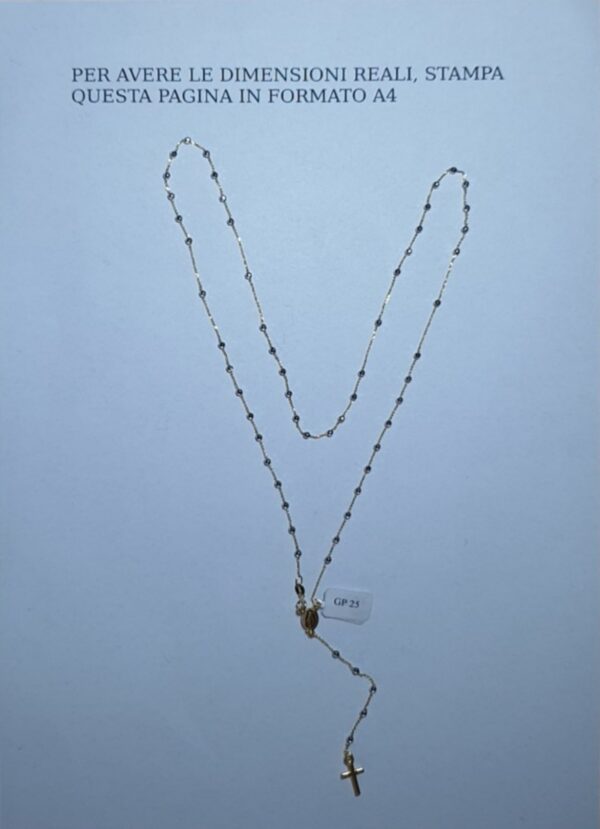 Collana a Rosario GP 025 - immagine 4