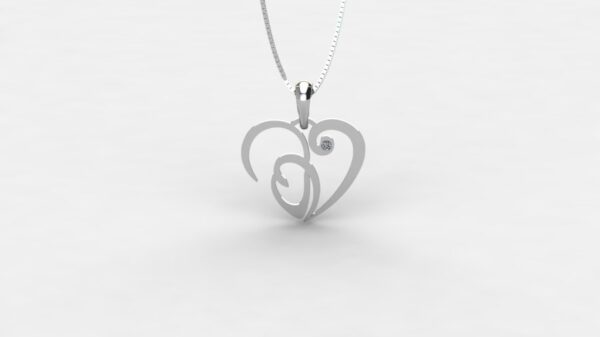 Pendente Cuore 001 - immagine 2