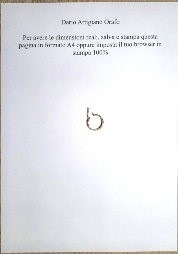 Orecchini a Cerchio EG 117 - immagine 4