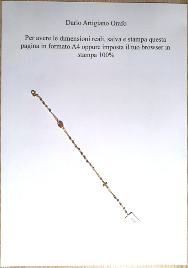 Bracciale a Rosario GI 013 - immagine 4