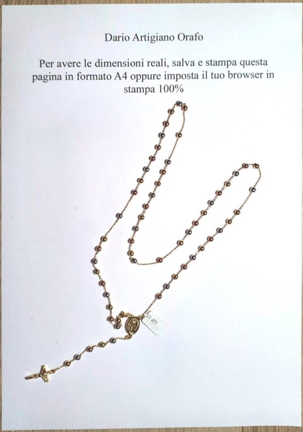 Collana a Rosario GP 015 - immagine 4