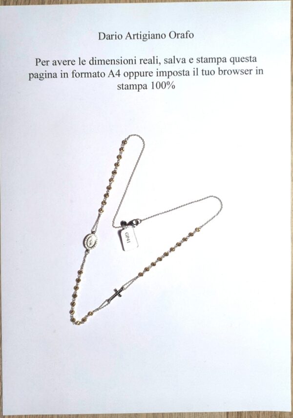 Collana a Rosario GP 041 - immagine 4