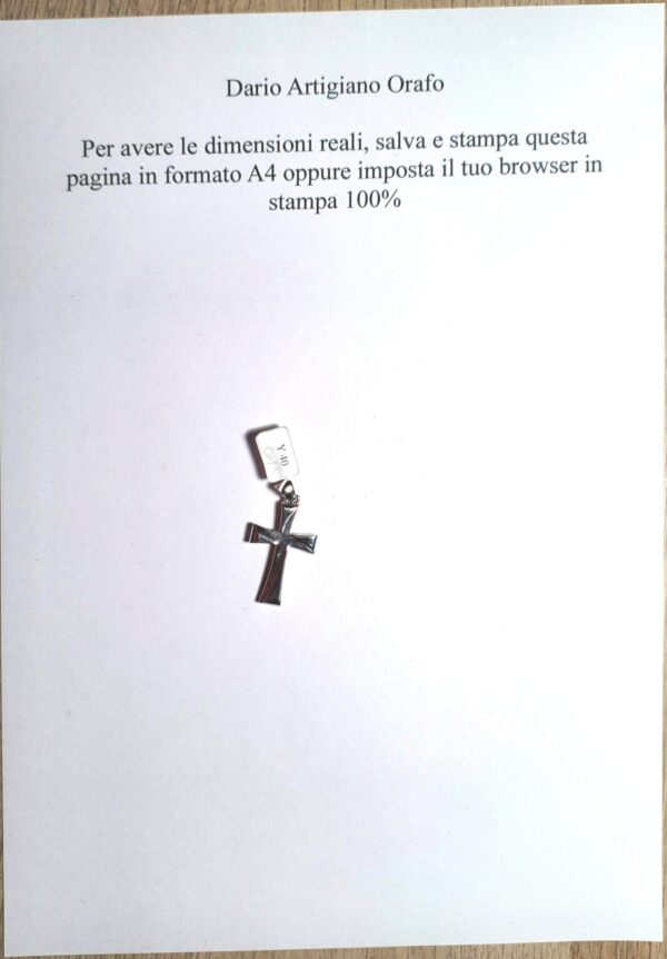 Croce da Uomo Y 040 - immagine 4