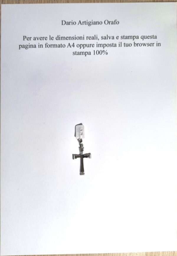 Croce da Uomo Y 079 - immagine 4