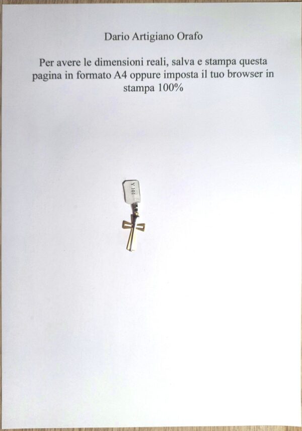 Croce da Uomo Y 101 - immagine 4