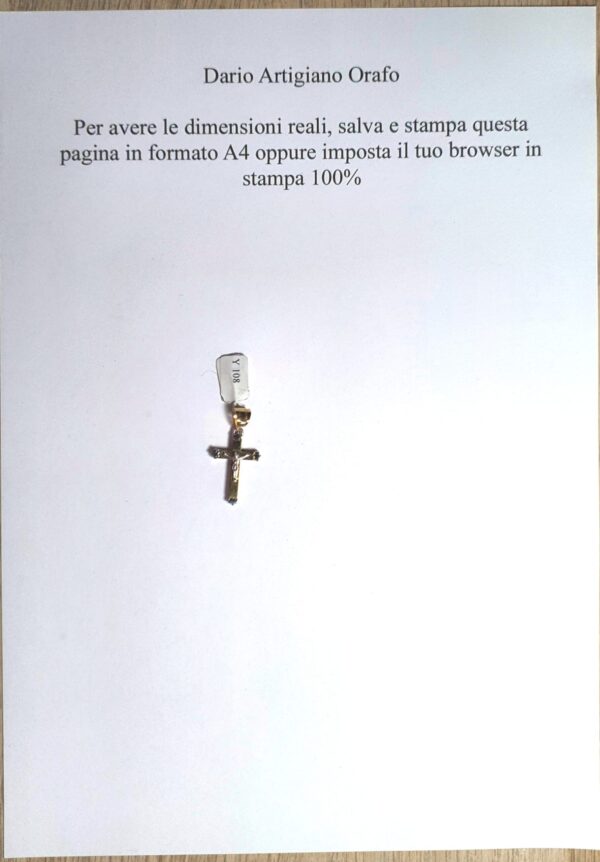 Croce da Uomo Y 108 - immagine 4