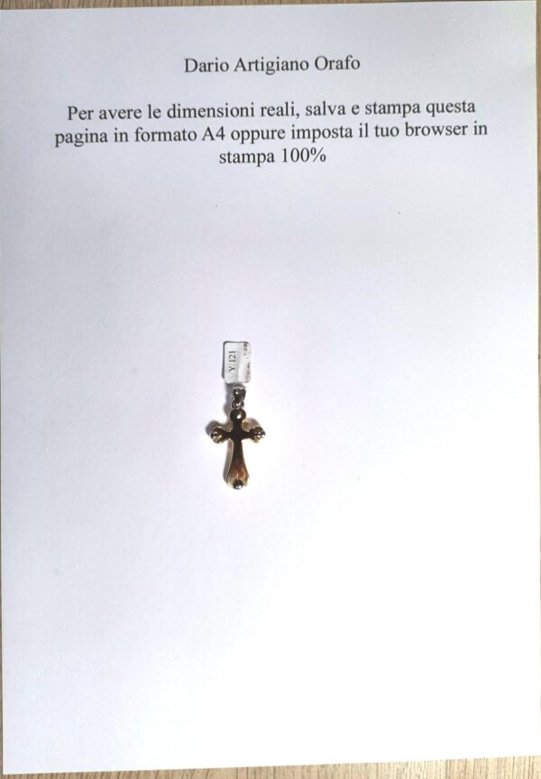 Croce da Uomo Y 121 - immagine 4