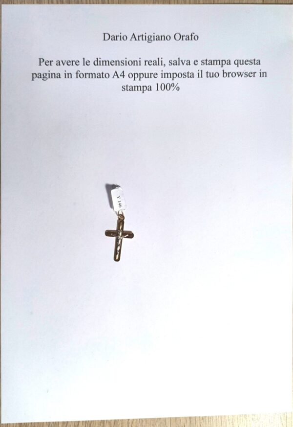 Croce da Uomo Y 146 - immagine 4