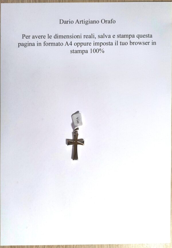 Croce da Uomo Y 149 - immagine 4