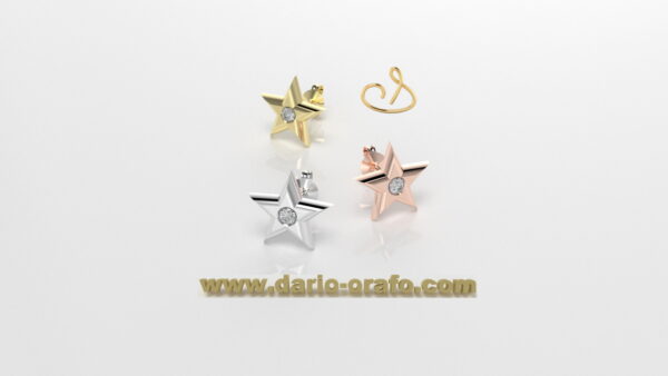 Orecchini Solitario 015 - immagine 3
