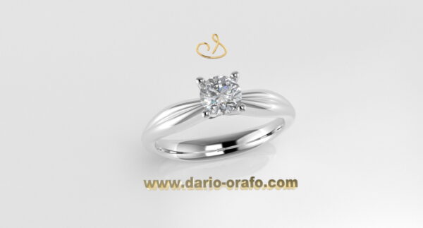 Anello Solitario 010