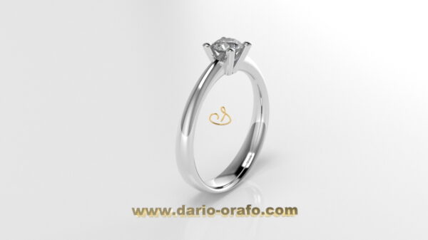 Anello Solitario 012