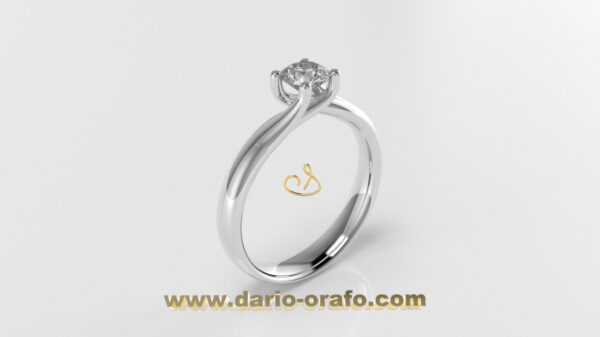 Anello Solitario 014