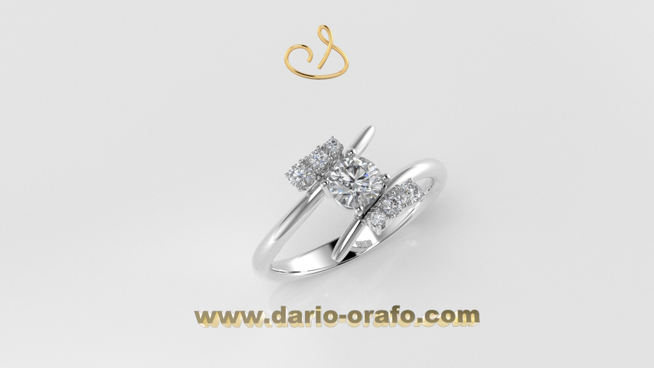 Anello Solitario 034