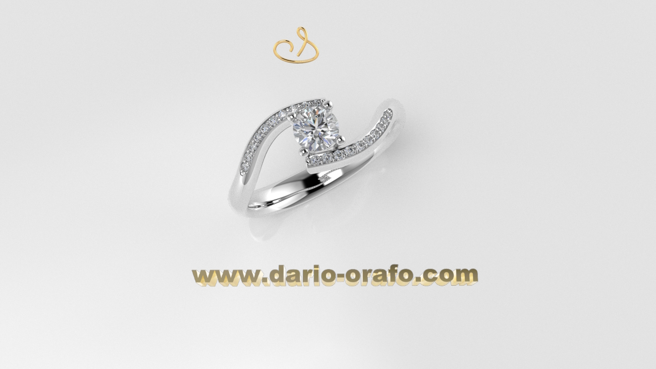 Anello Solitario 026