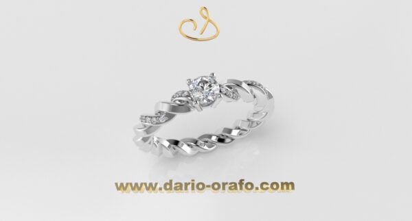 Anello Solitario 040