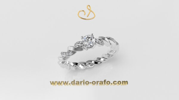 Anello Solitario 040