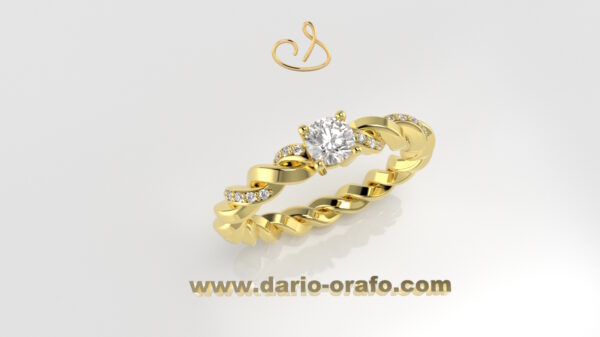 Anello Solitario 040 - immagine 4