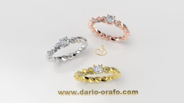 Anello Solitario 040 - immagine 5
