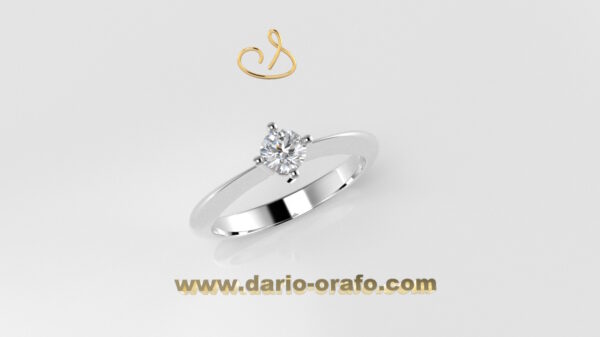 Anello Solitario 042