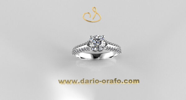 Anello Solitario 047