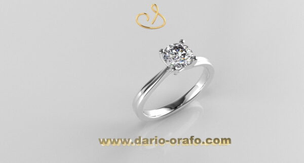 Anello Solitario 046