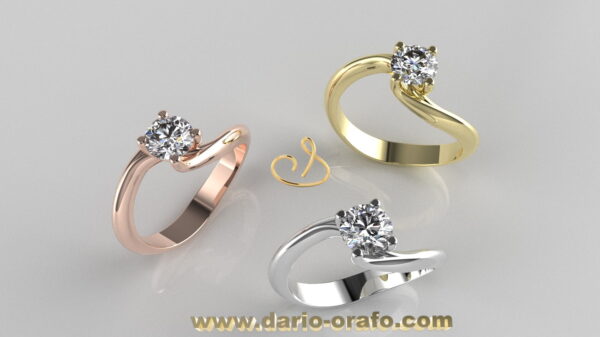 Anello Solitario 064 - immagine 4