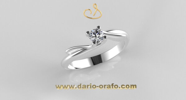 Anello Solitario 066