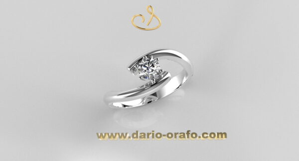 Anello Solitario 073