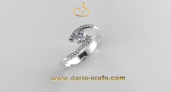 Anello Solitario 074