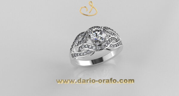Anello Solitario 075