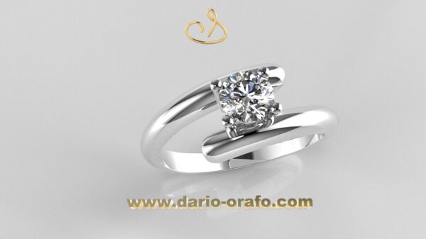 Anello Solitario 078