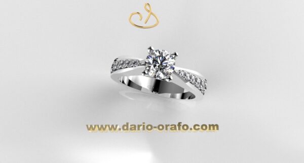 Anello Solitario 077