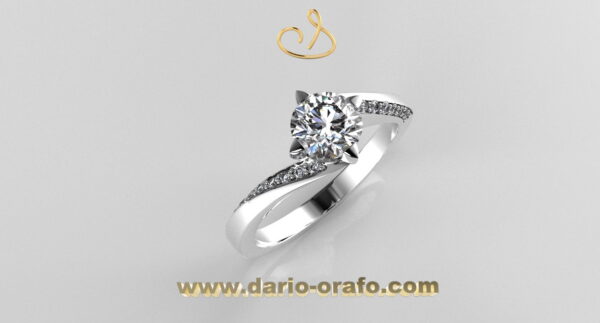 Anello Solitario 081