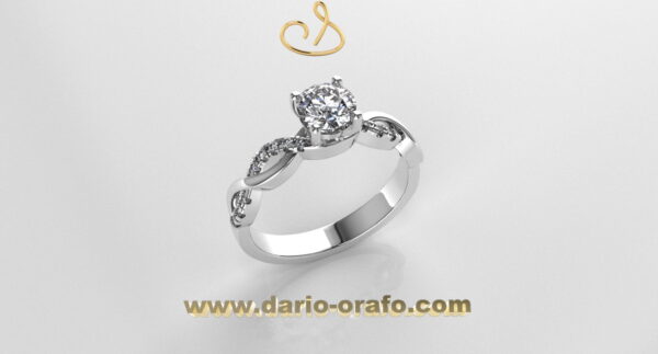 Anello Solitario 082