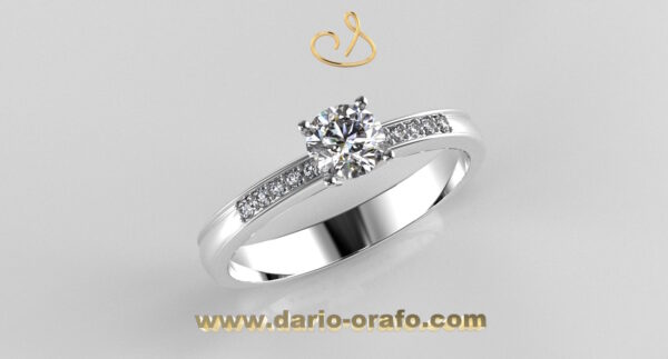 Anello Solitario 083