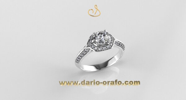 Anello Solitario 084