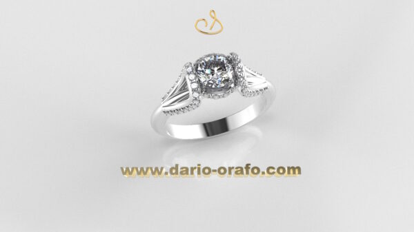 Anello Solitario 085