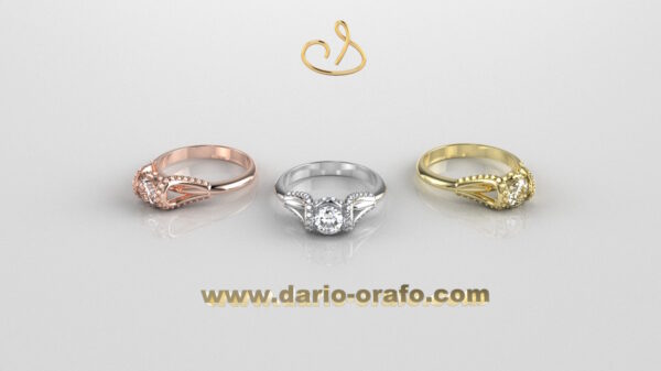 Anello Solitario 085 - immagine 4