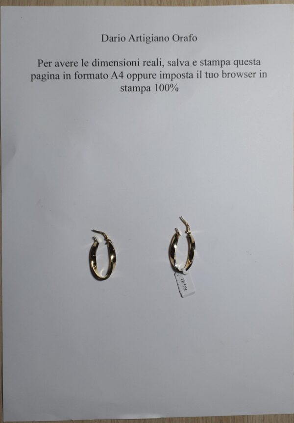 Orecchini a Cerchio EG 041 - immagine 4